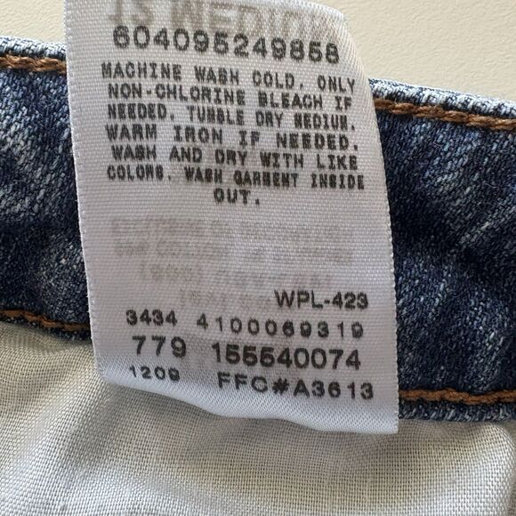 Levi's 545 Low Boot Cut Jeans Women's 12M Medium Wash Denim Casual Everyday - Picture 5 of 10